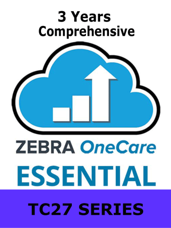 3 year Zebra OneCare Essential for TC27 with comprehensive coverage (Z1AE-TC27XX-3C00)